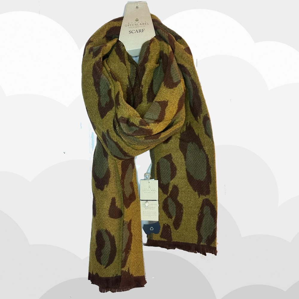 Quagga Green Label Print Scarf